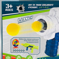 Thumbnail for Goal Launcher Firing Power Gun Soft Projectile Gun with Target