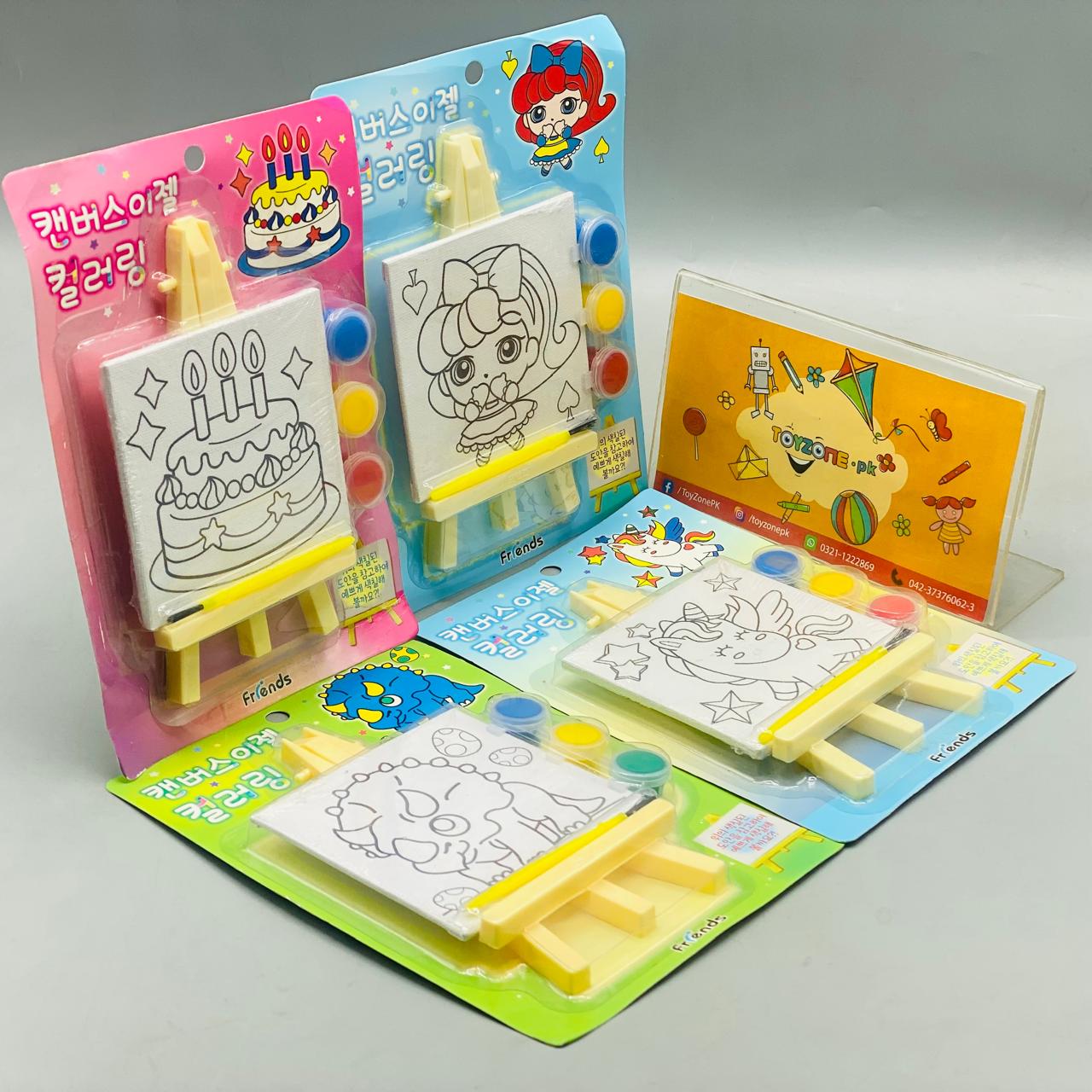 Canvas Panel And Water Color Set For Kids