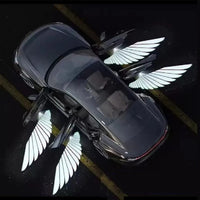 Thumbnail for 3D Car Angel Wing Logo LED Light 2 Pcs