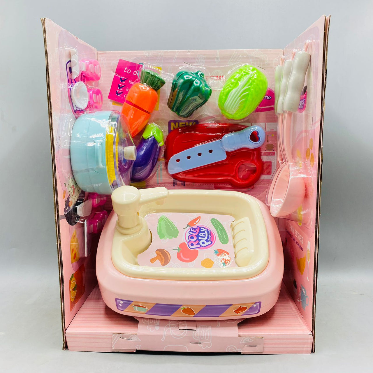 Role Play Kitchen Home Appliances & Accessories With Light & Sound