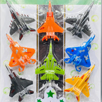 Thumbnail for Pack of 8 Friction Fighter Jet