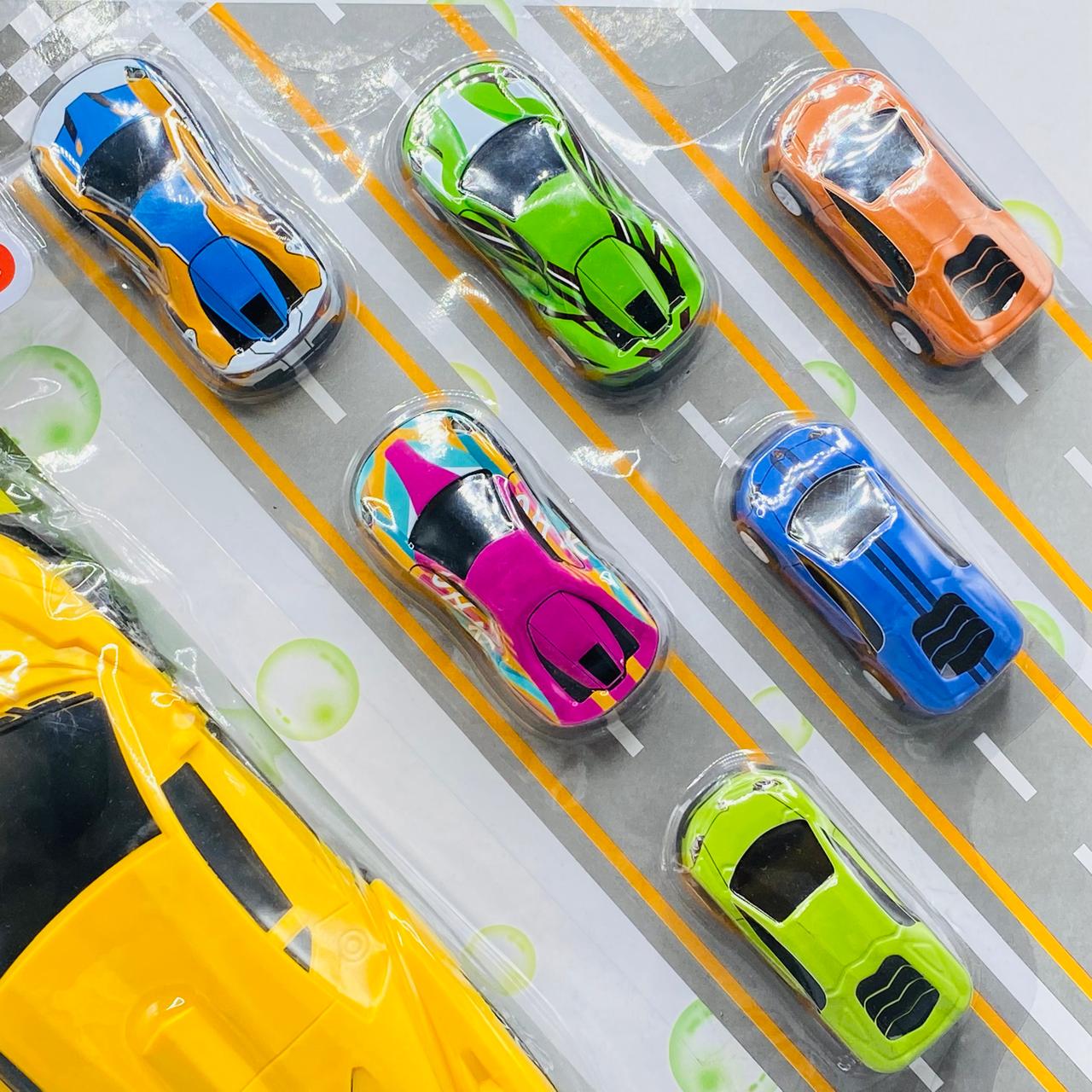 Pack of 8 Friction Car Set