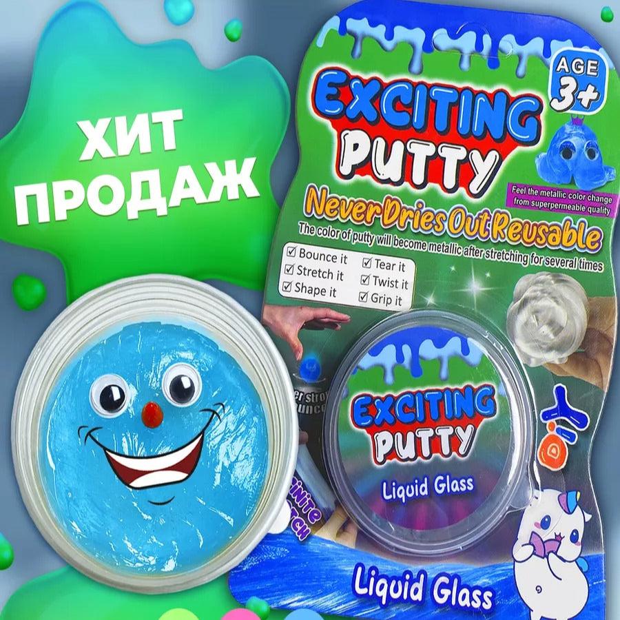 DIY Liquid Glass Exciting Stretch Putty Toy