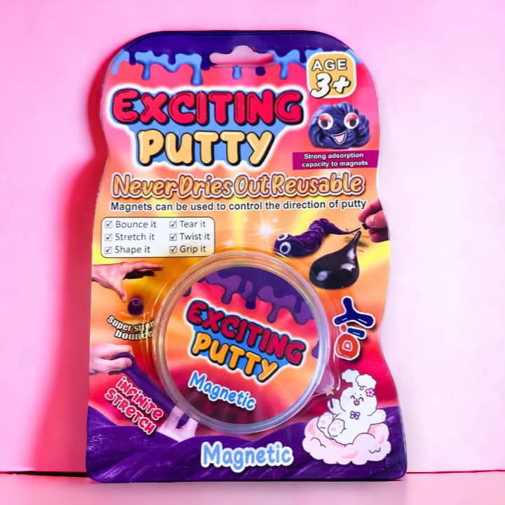 DIY Magnetic Exciting Stretch Putty Toy