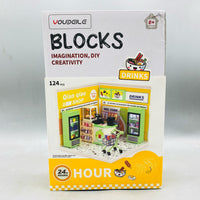 Thumbnail for 124 Pcs DIY Miniature Shopping Mart Block Set