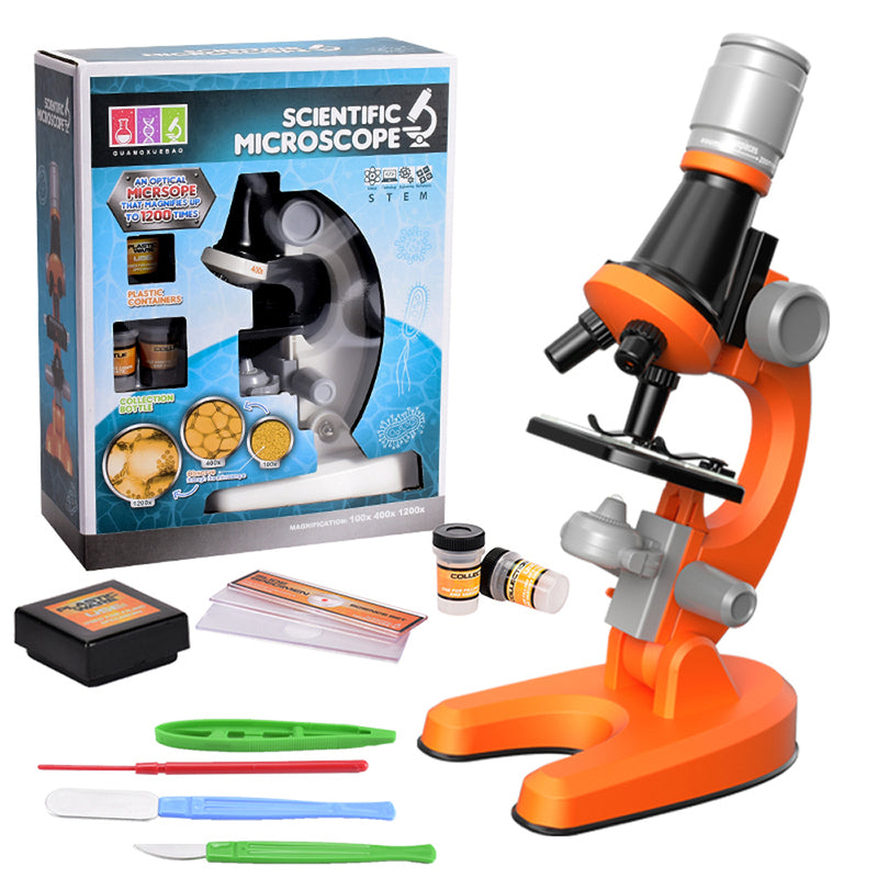 Science Experiment 1200x Microscope Kit