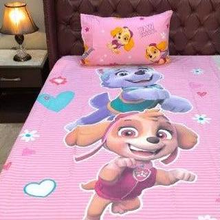 Paw Petrol Kids Cotton Bed Sheet