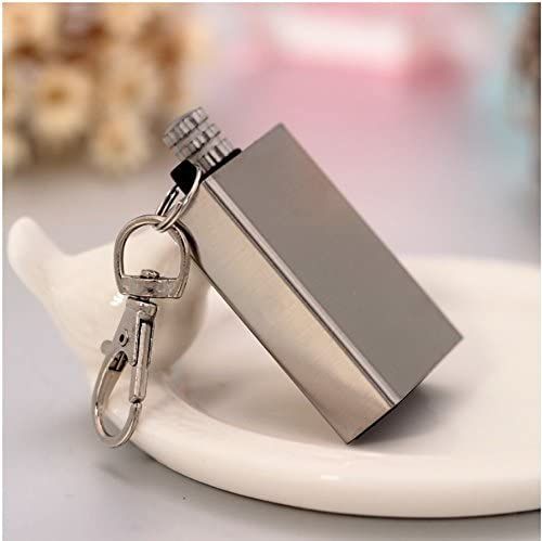 Waterproof Electroplate Lighter Keychain