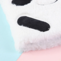 Thumbnail for Panda Theme Plush Cover NoteBook