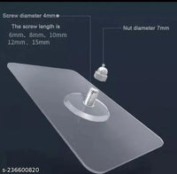 Thumbnail for 5pcs Strong Adhesive Seamless Sticky Wall Hook