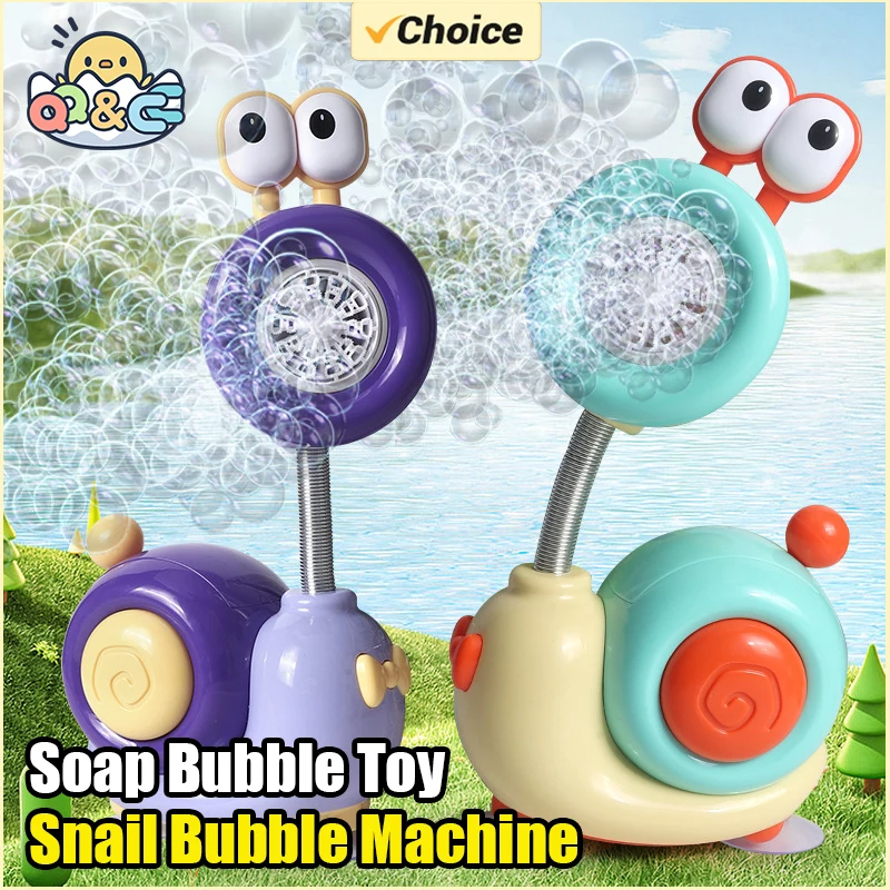 Snail Automatic Rechargeable Bubble Machine