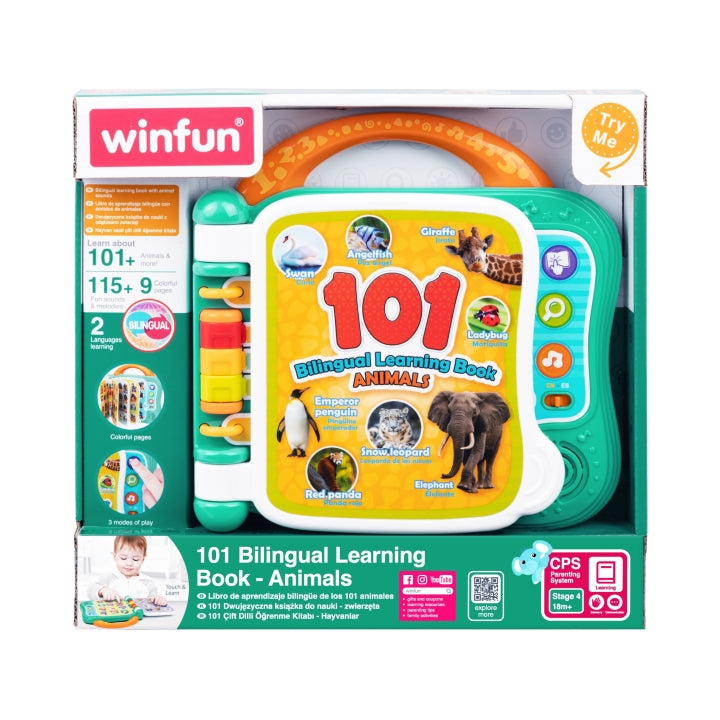 WinFun 101 Bilingual Learning Book  Animals