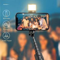 Thumbnail for 4 in 1 Selfie Stick Aluminum Alloy Tripod with Remote