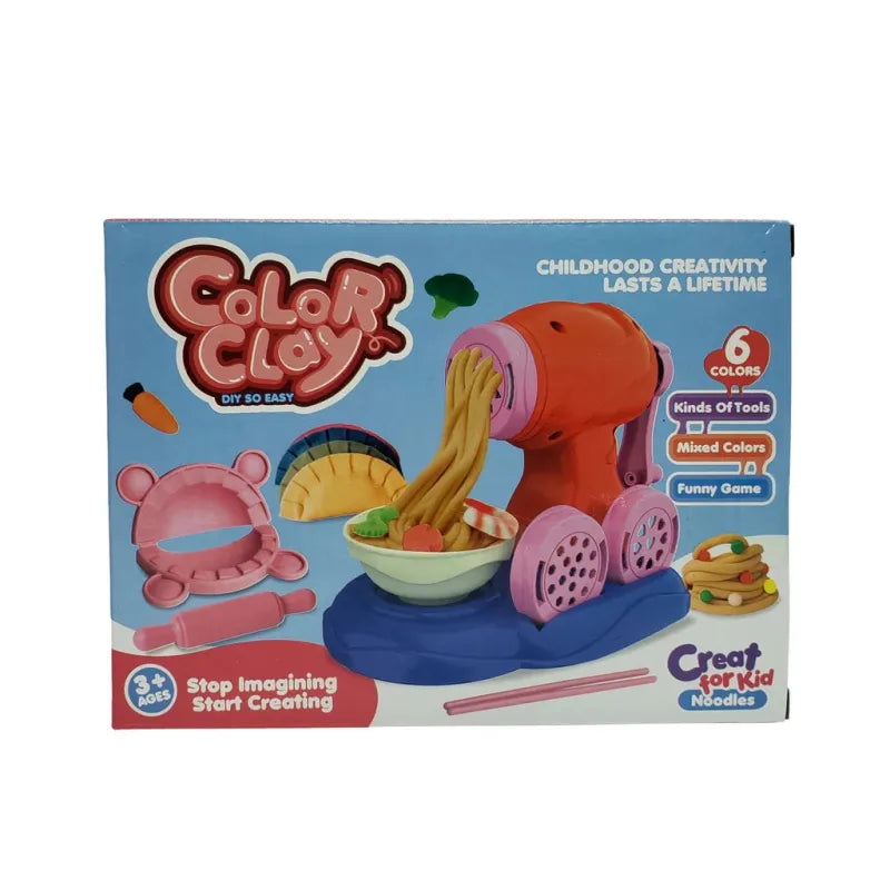 Play Dough Color Clay Noodles Maker Machine Set