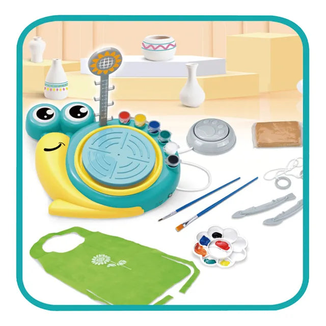 Stem Snail Clay Pottery Wheel Craft Kit