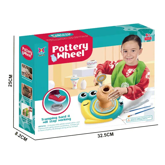 Stem Snail Clay Pottery Wheel Craft Kit