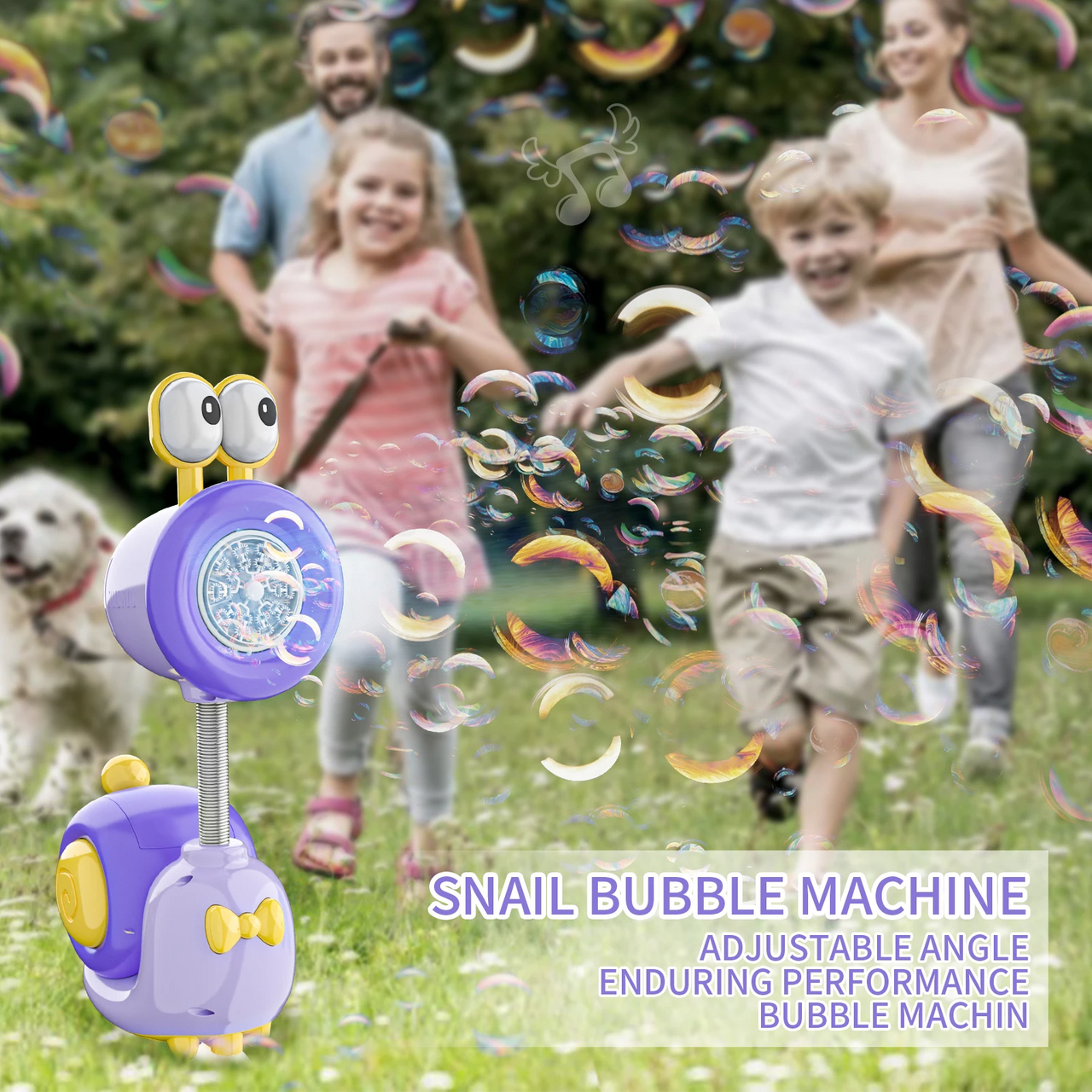 Snail Automatic Rechargeable Bubble Machine