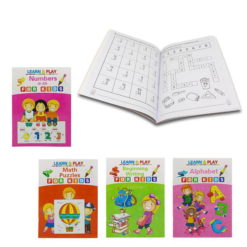 Pack Of 4 Writing Practice Book