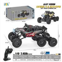 Thumbnail for 1:10 Scale 2.4 GHz Off Road High Speed RC Monster Truck