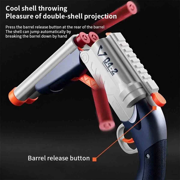 Double Tube Soft Bullet Long Distance Shooting Gun