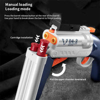 Thumbnail for Double Tube Soft Bullet Long Distance Shooting Gun