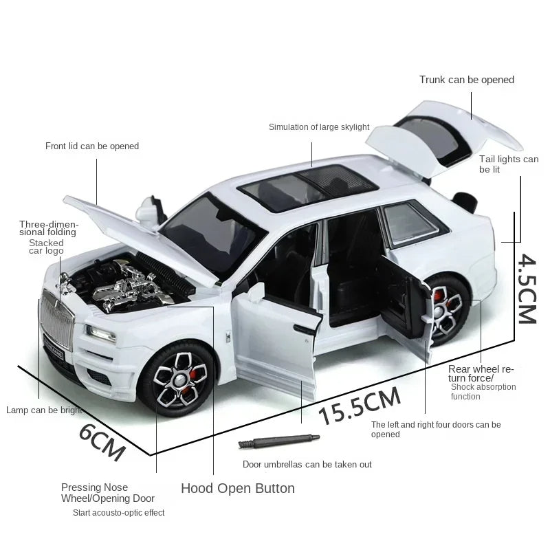 1:32 Scale Diecast Rolls Royce Cullinan