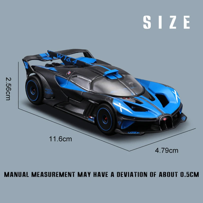 1:43 Scale  Bugatti Bolide Diecast