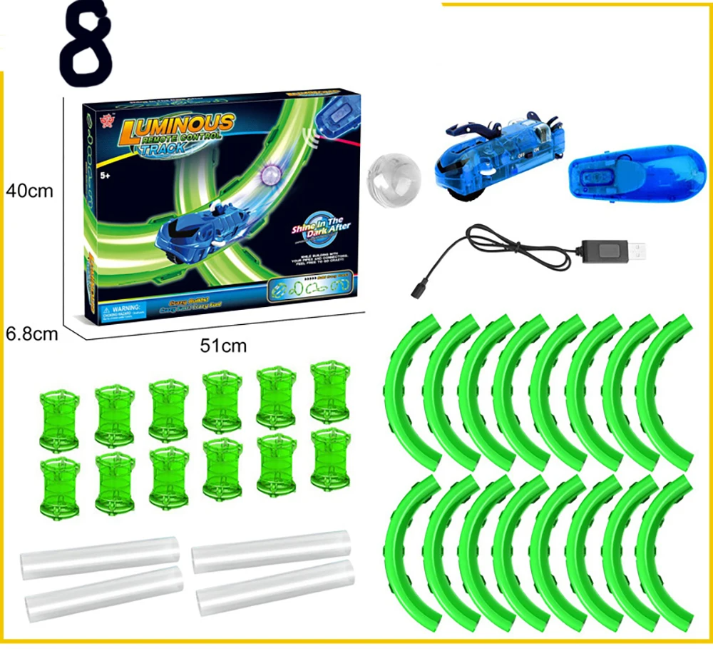 Luminous Remote Control Track