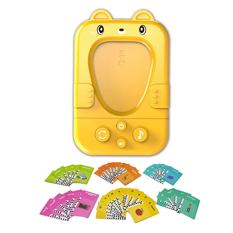 Bear Shape Early Development Card Reading Learning Device