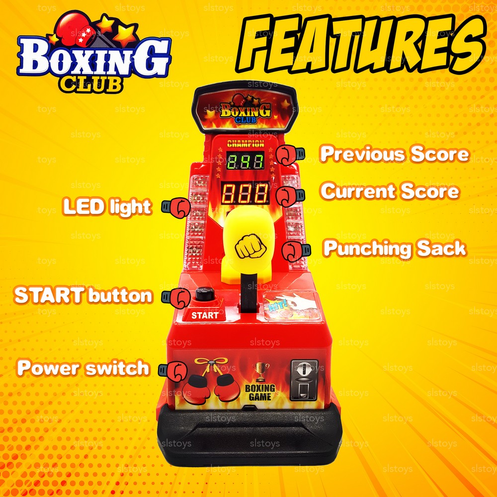 Boxing Club Flick Finger Punch Arcade Board Game