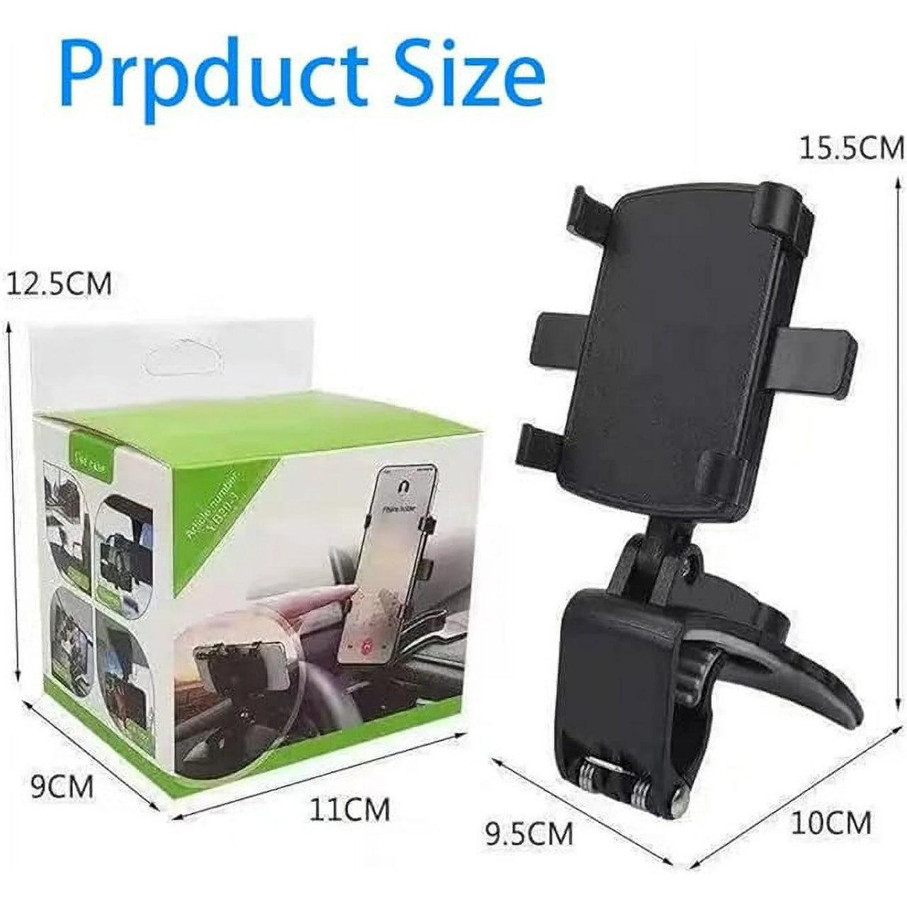 360 Degree Rotation Dashboard Phone Holder