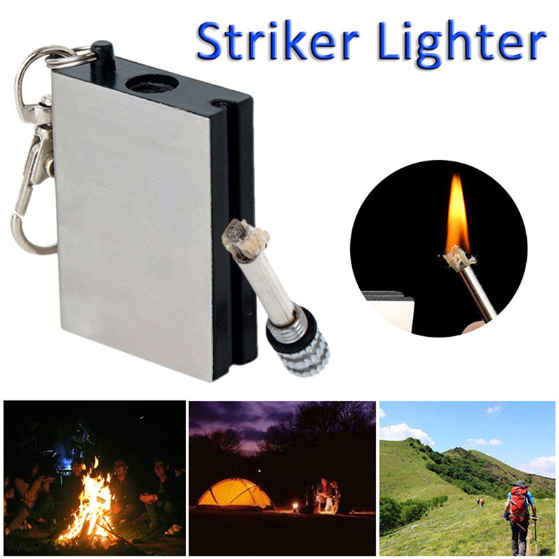 Waterproof Electroplate Lighter Keychain