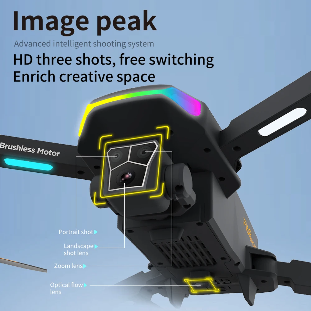 F168 Drone With Camera And Obstacle Avoidance