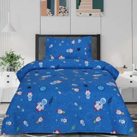 Thumbnail for Space Kids Cotton Bed Sheet