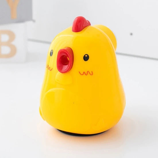 Chick Face  Shaped Manual Pencil Sharpener