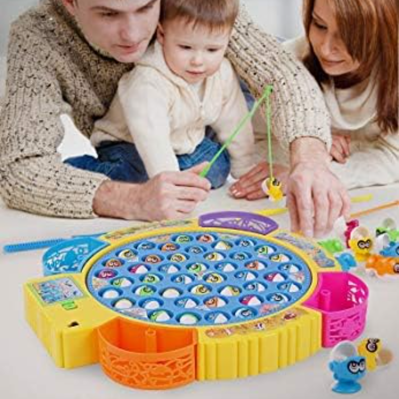Wooden Magnetic Fishing Game For Kids magnet Fishing Toy Gift For Children