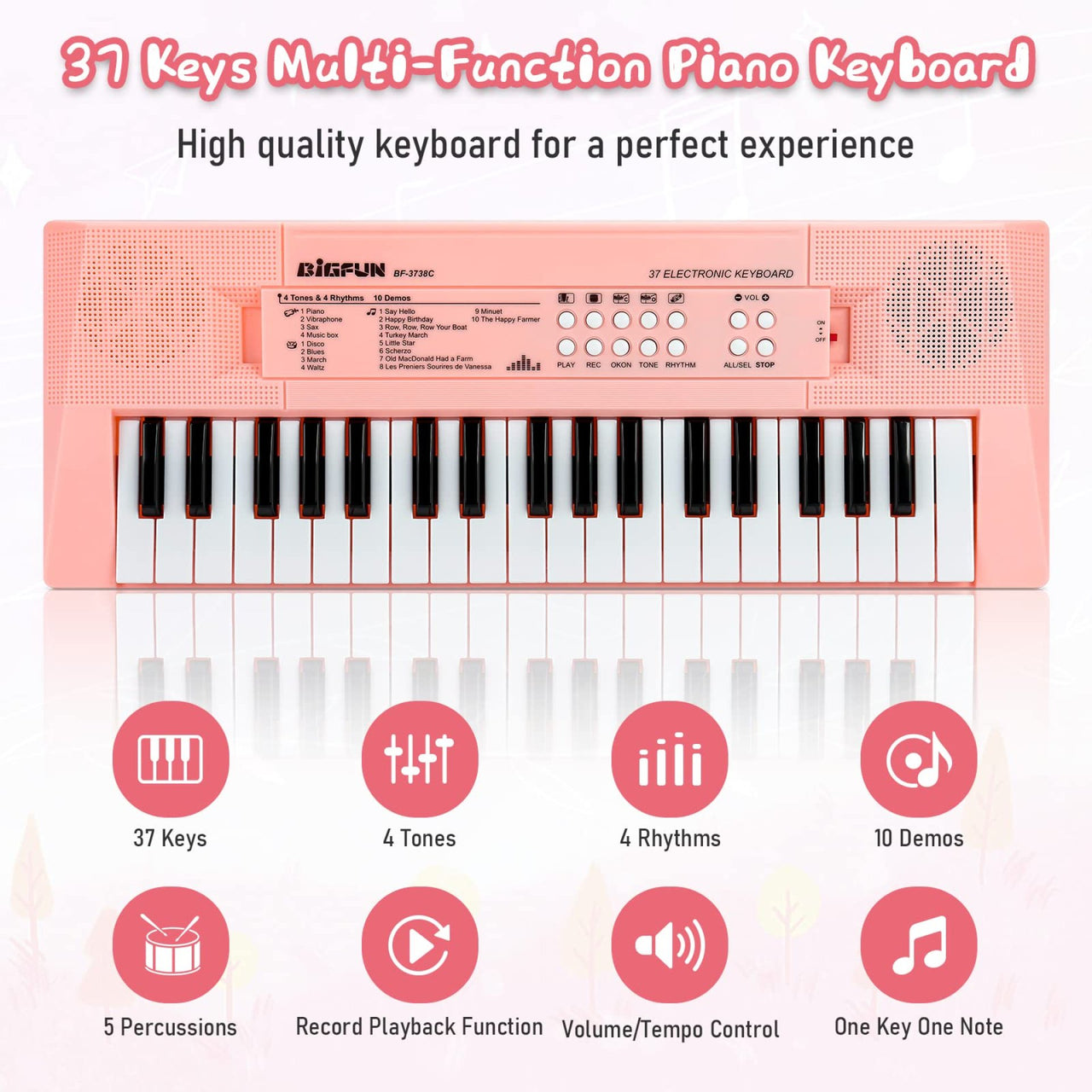 37 Key Electronic Keyboard Piano