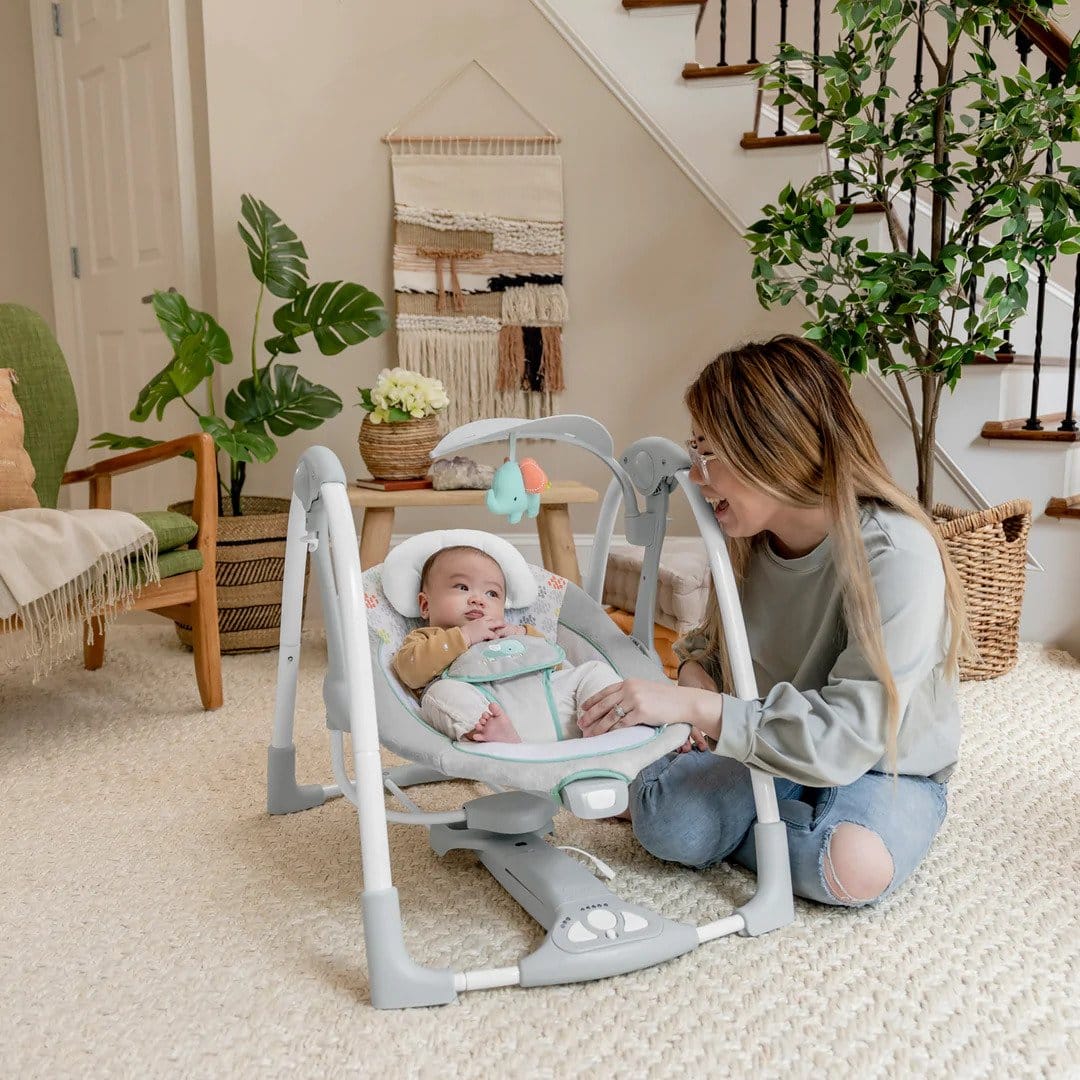 2-in-1 Portable Automatic Swing Infant Seat