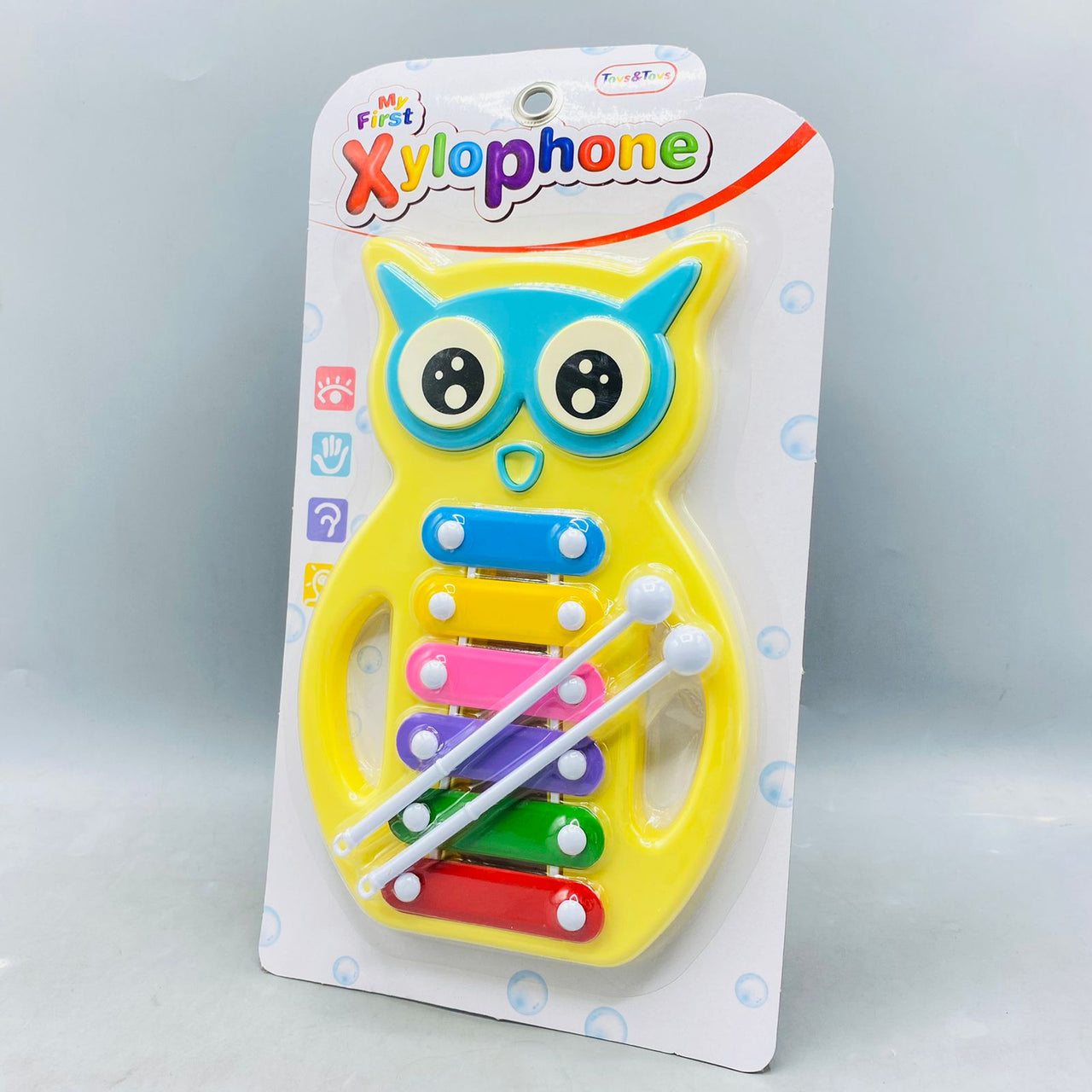 Owl Shaped 6 Key Xylophone Instrument