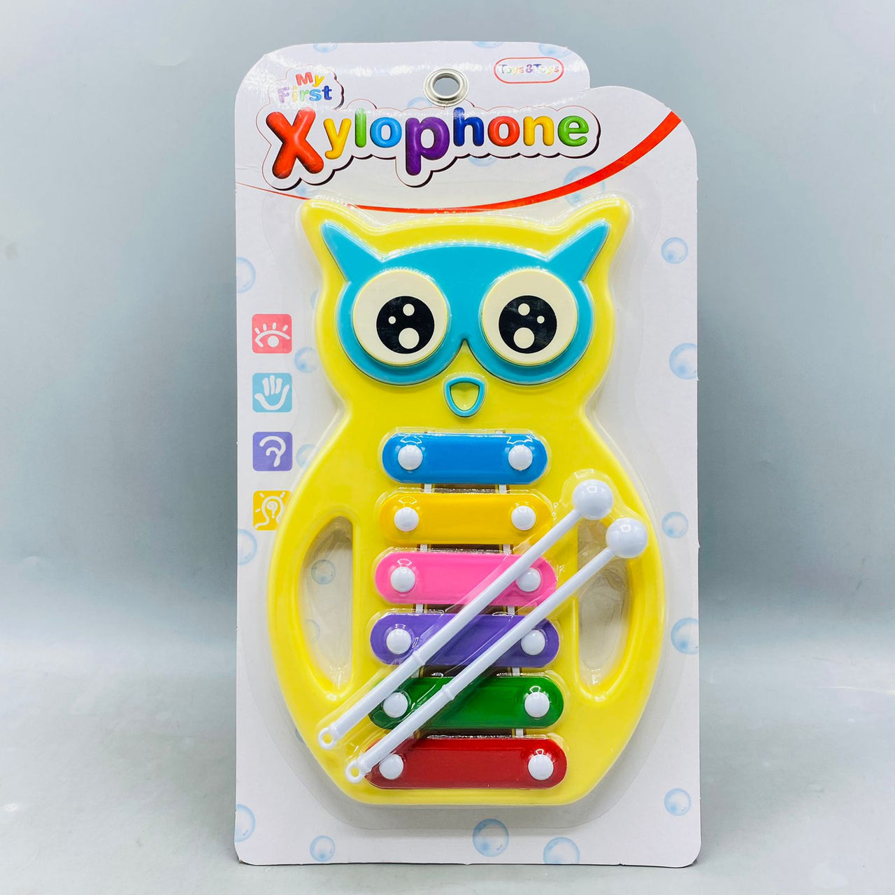 Owl Shaped 6 Key Xylophone Instrument