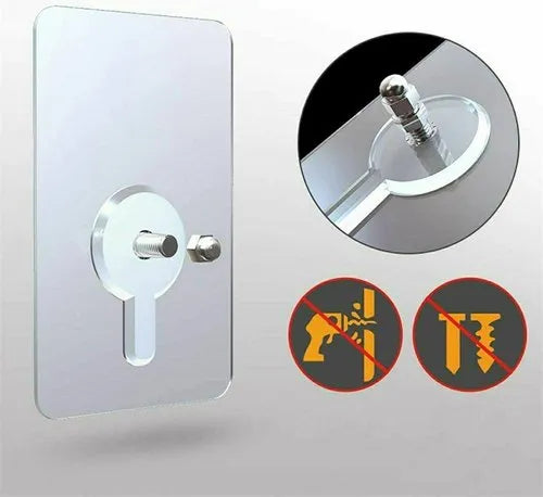 5pcs Strong Adhesive Seamless Sticky Wall Hook