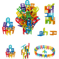 Thumbnail for 36 Pieces Acrobatic Colorfull Stacking Chair Block