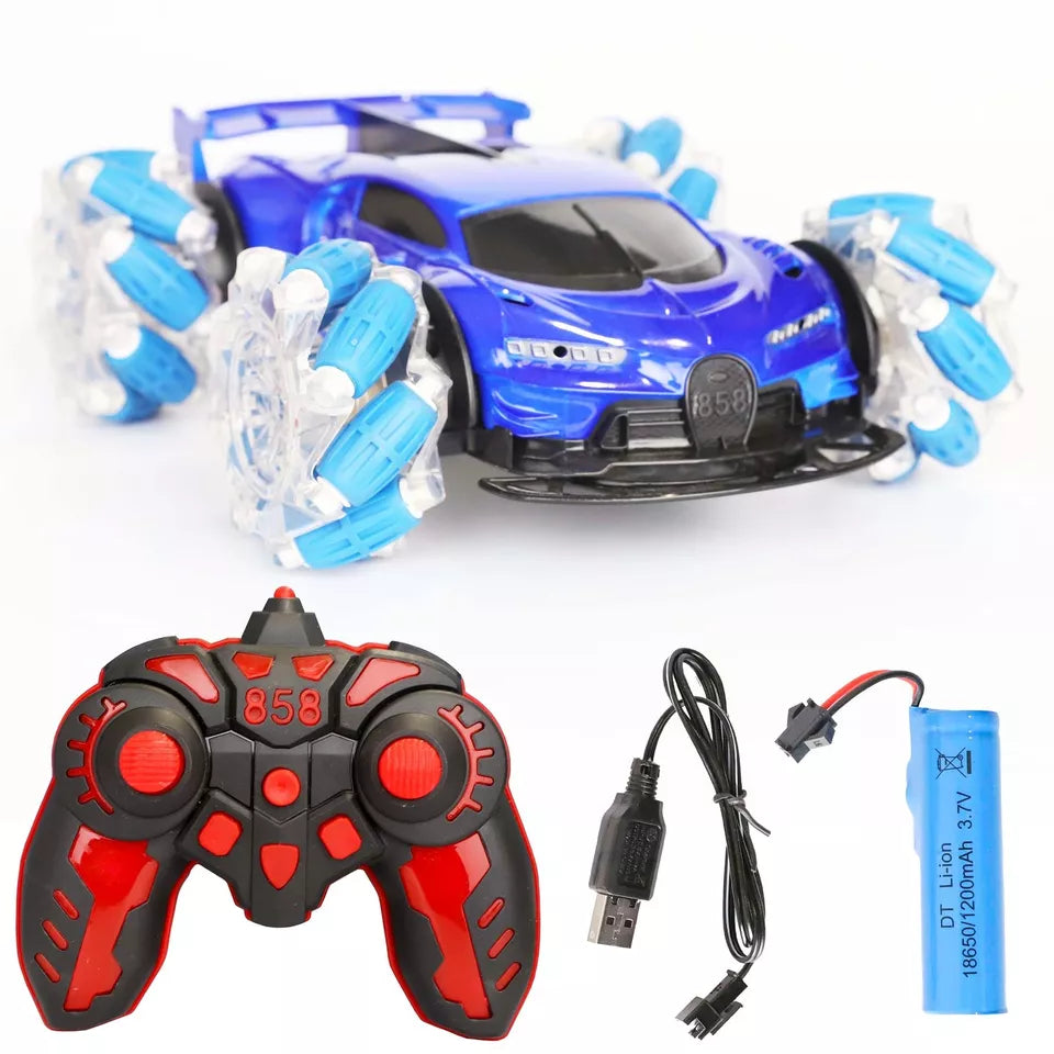 360°Rotate LED Remote Control Stunt Car