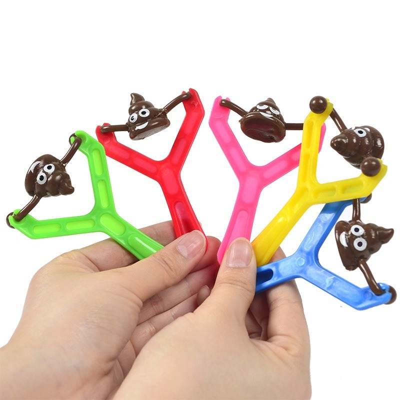 2 Pcs Poop Slingshot