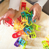 Thumbnail for 36 Pieces Acrobatic Colorfull Stacking Chair Block