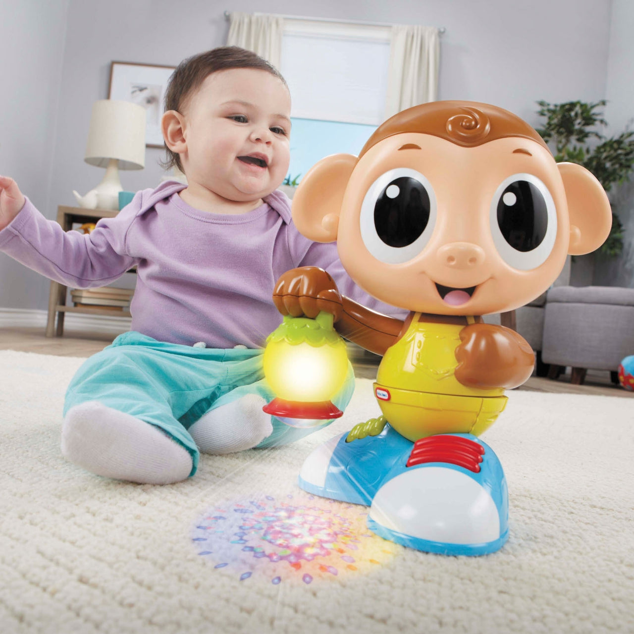 little tikes light n go movin lights monkey