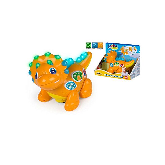 winfun adventure walk dino light sound