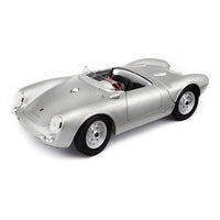 Thumbnail for maisto porsche 550 a spyder silver diecast car model