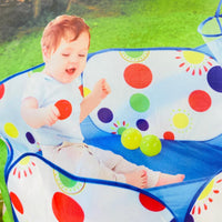 Thumbnail for 3 in 1 kids play tent with play tunnels and ball pit