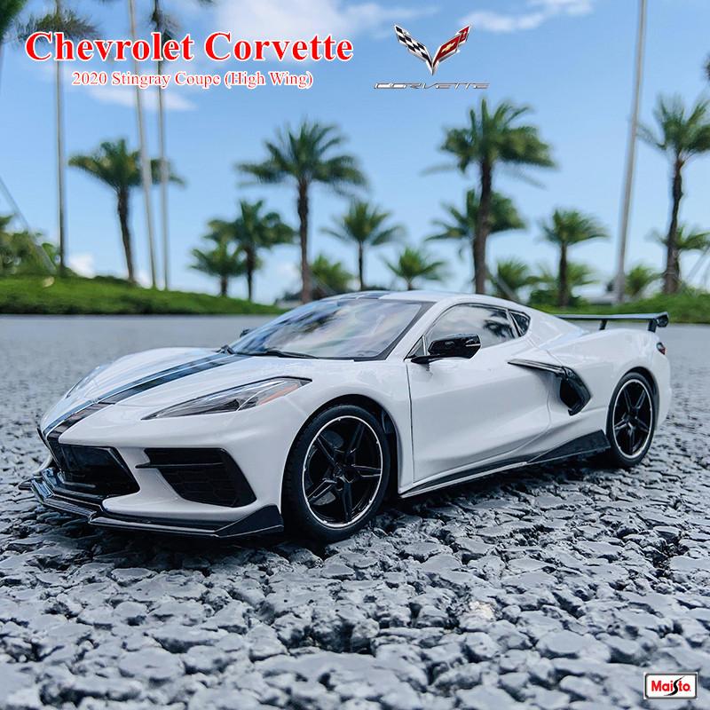 Maisto Chevy Corvette C8 Stingray High-Wing Die-Cast Car